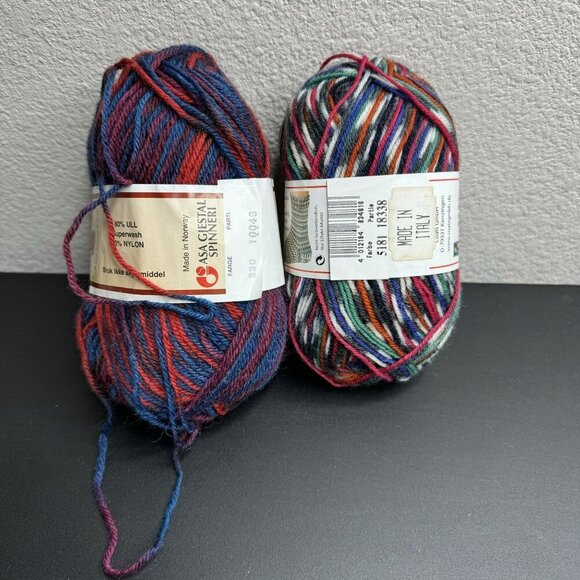 Mixed Yarn lot - 3 skiens Silja & Regia Sock Yarn Multicolor - Picture 4 of 7